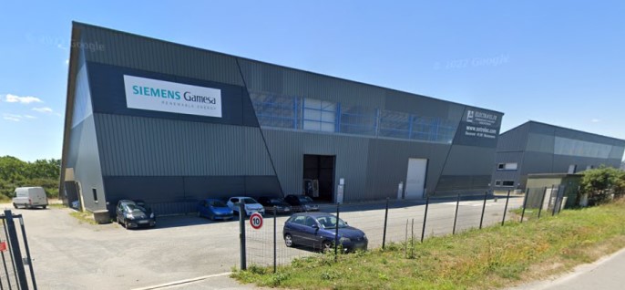 Site photovoltaïque et base d’exploitation d’EDER à La Trinité-Surzur.