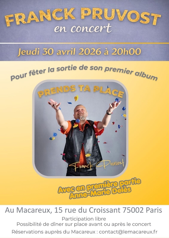 FRANCK PRUVOST en concert